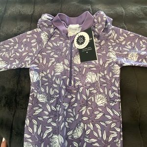Honeysuckle - toddler full-coverage, sun-safe sunsuit